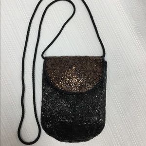 Statement Sequined Shoulder Bag by Rue de Calais